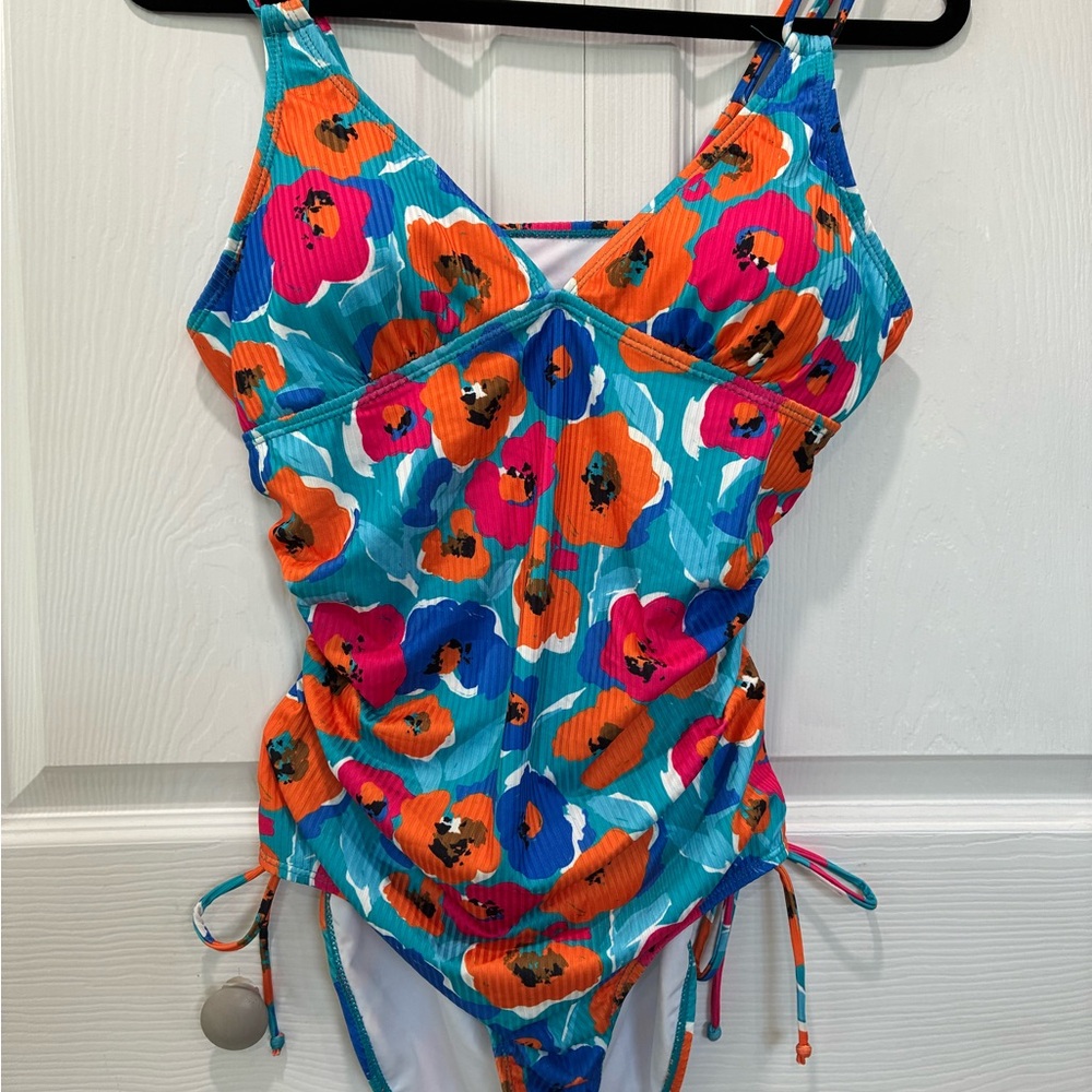 Vibrant Floral One-Piece Swimsuit